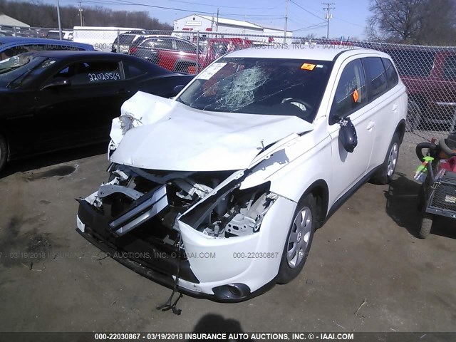 JA4AD2A34FZ013829 - 2015 MITSUBISHI OUTLANDER ES 白色 照片 2