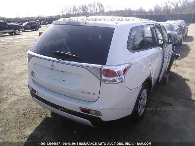 JA4AD2A34FZ013829 - 2015 MITSUBISHI OUTLANDER ES 白色 照片 4