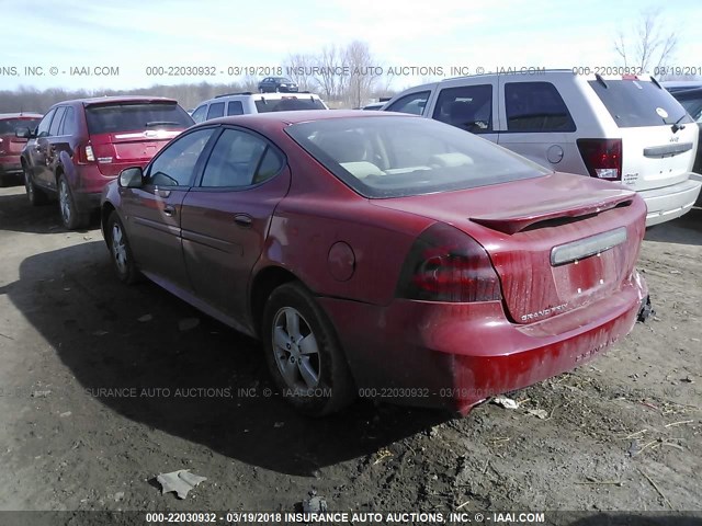 2G2WP552571158298 - 2007 PONTIAC GRAND PRIX წითელი ფოტო 3