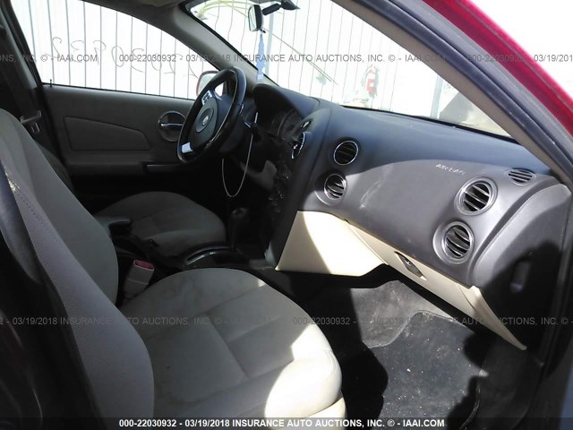 2G2WP552571158298 - 2007 PONTIAC GRAND PRIX წითელი ფოტო 5