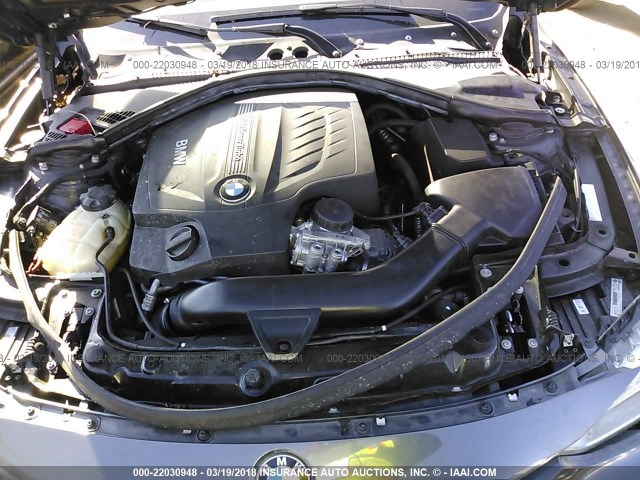 WBA3A9G5XENS64463 - 2014 BMW 335 I GRAY photo 10