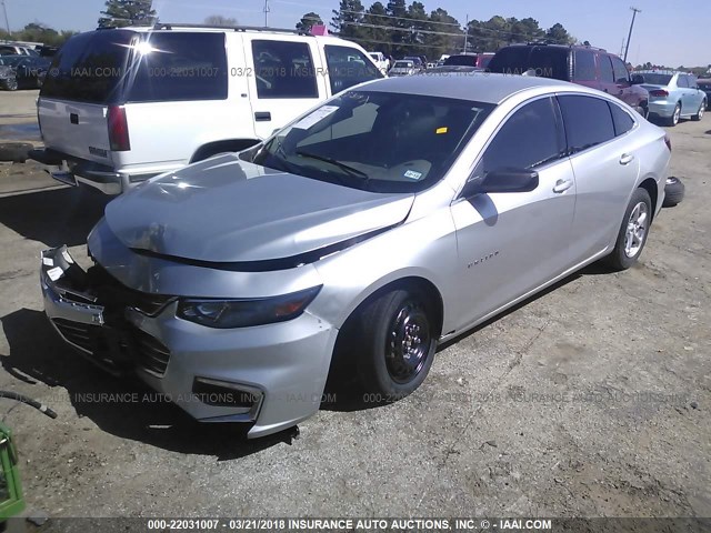 1G1ZB5ST6GF355793 - 2016 CHEVROLET MALIBU LS 银色 照片 2