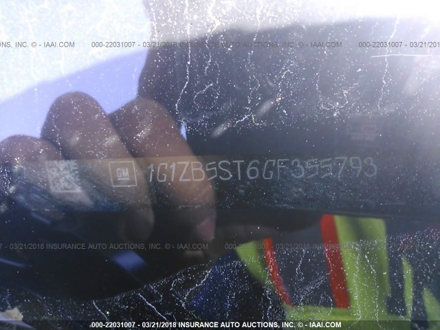 1G1ZB5ST6GF355793 - 2016 CHEVROLET MALIBU LS 银色 照片 9