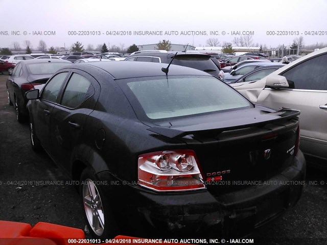 1B3LC56B79N552591 - 2009 DODGE AVENGER SXT/R/T BLACK photo 3