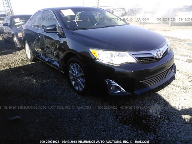 4T4BF1FK0ER366368 - 2014 TOYOTA CAMRY L/SE/LE/XLE BLACK photo 1