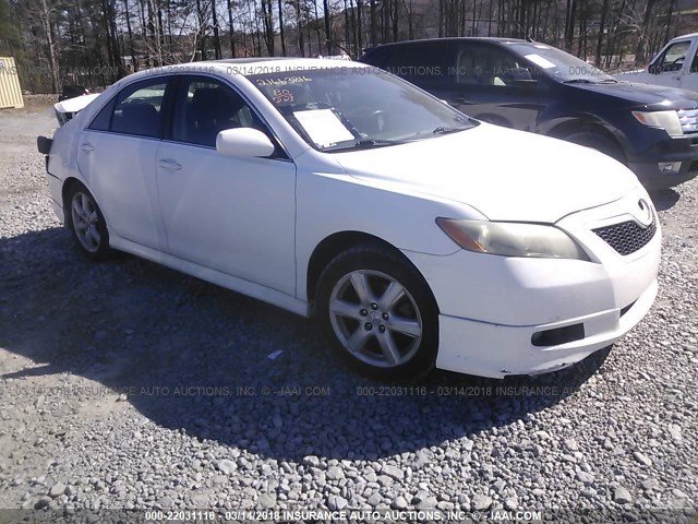 4T1BE46K08U735958 - 2008 TOYOTA CAMRY CE/LE/XLE/SE WHITE photo 1