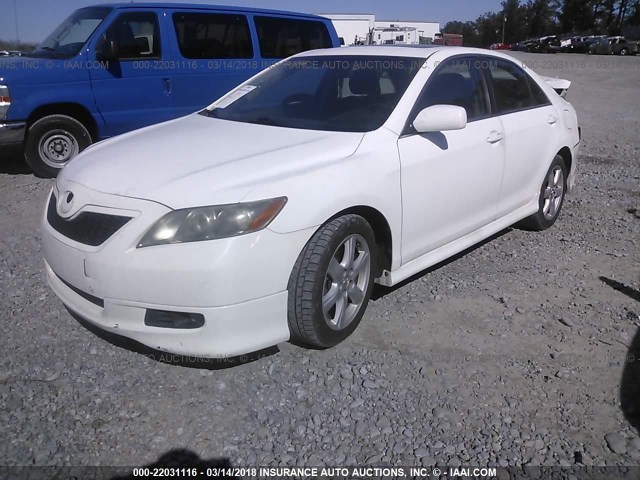 4T1BE46K08U735958 - 2008 TOYOTA CAMRY CE/LE/XLE/SE WHITE photo 2