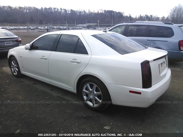 1G6DW677960127475 - 2006 CADILLAC STS WHITE photo 3