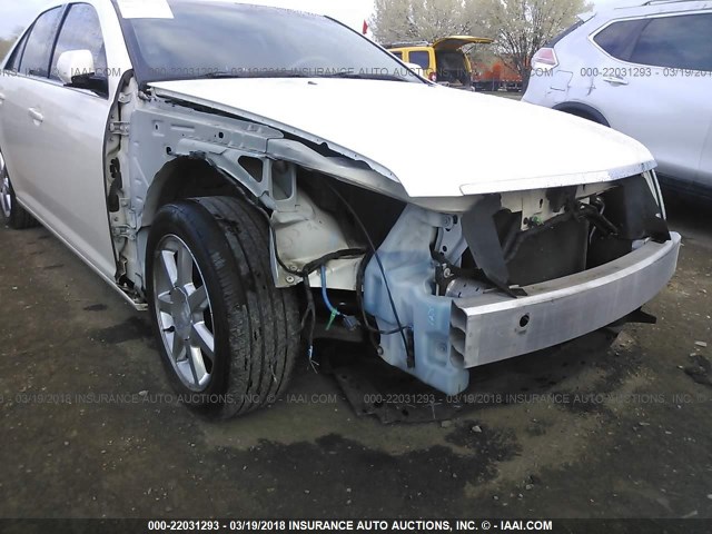 1G6DW677960127475 - 2006 CADILLAC STS WHITE photo 6