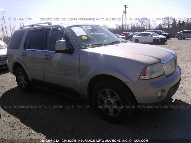 5LMEU88H15ZJ35129 - 2005 LINCOLN AVIATOR 米色 照片 1