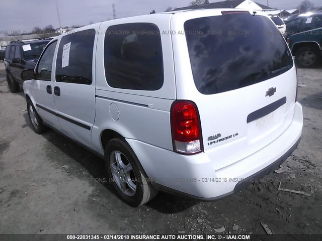 1GNDV23177D189131 - 2007 CHEVROLET UPLANDER LS Білий фото 3