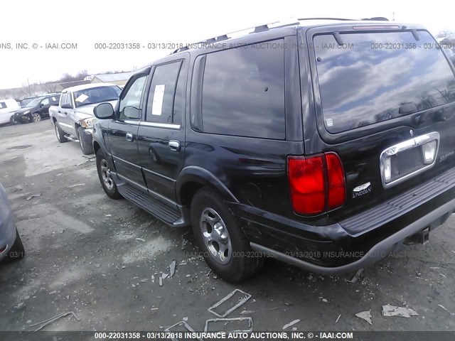 5LMFU28R01LJ21620 - 2001 LINCOLN NAVIGATOR BLACK photo 3