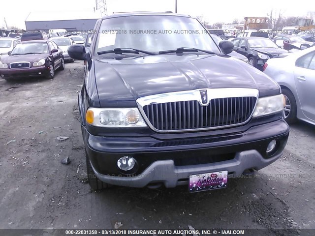 5LMFU28R01LJ21620 - 2001 LINCOLN NAVIGATOR BLACK photo 6