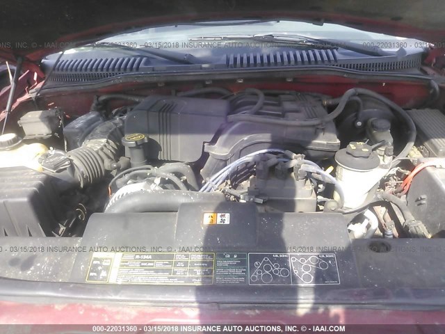 1FMZU73K83UA51756 - 2003 FORD EXPLORER XLT/XLT SPORT/NBX 红色 照片 10