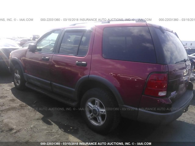 1FMZU73K83UA51756 - 2003 FORD EXPLORER XLT/XLT SPORT/NBX 红色 照片 3