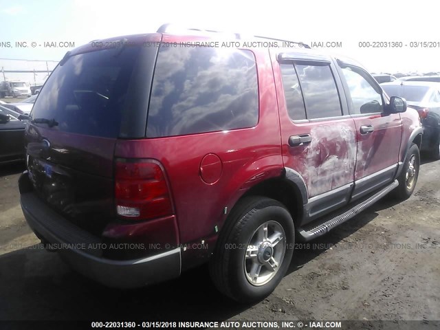 1FMZU73K83UA51756 - 2003 FORD EXPLORER XLT/XLT SPORT/NBX 红色 照片 4