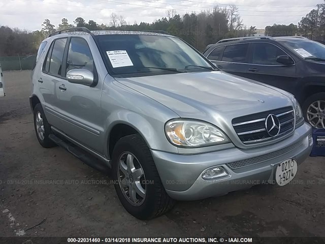 4JGAB75E12A309738 - 2002 MERCEDES-BENZ ML 500 SILVER photo 1