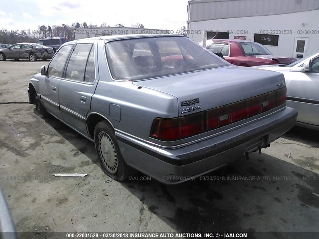 JH4KA4671LC021152 - 1990 ACURA LEGEND LS Light Blue photo 3