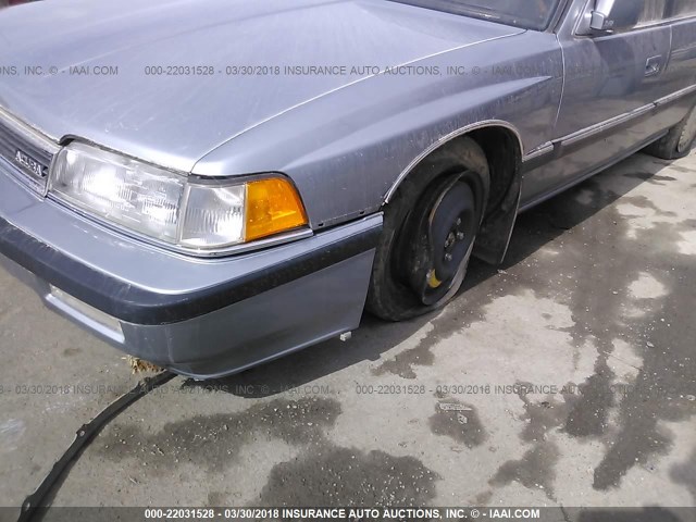 JH4KA4671LC021152 - 1990 ACURA LEGEND LS Light Blue photo 6