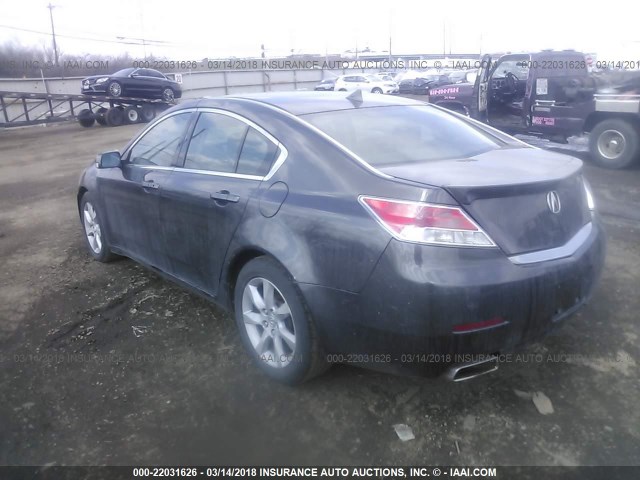 19UUA8F54DA016588 - 2013 ACURA TL TECH GRAY photo 3