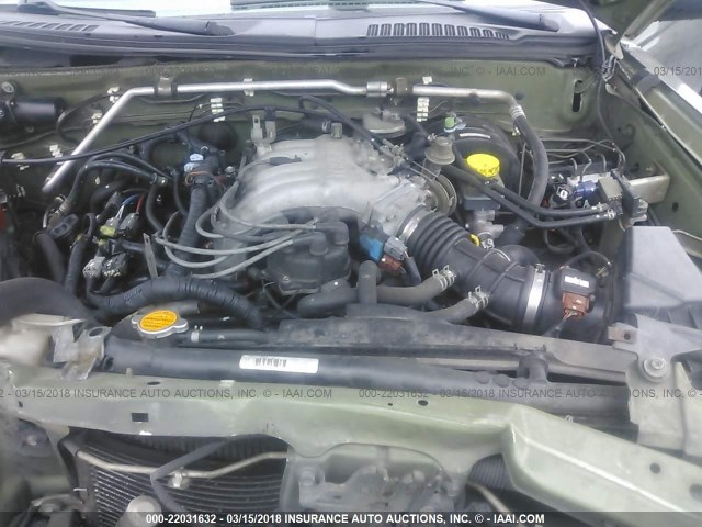 5N1ED28Y23C652312 - 2003 NISSAN XTERRA XE/SE GREEN photo 10