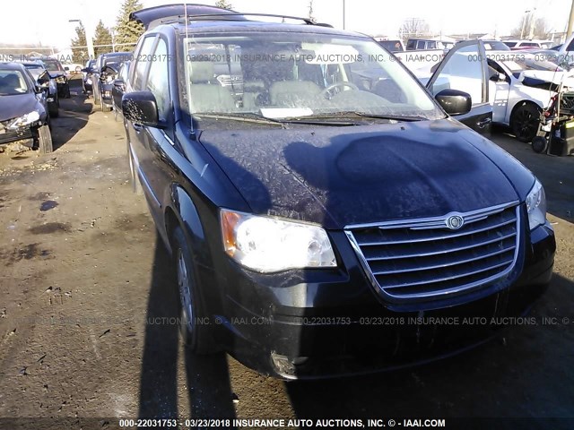 2A4RR5D12AR129078 - 2010 CHRYSLER TOWN & COUNTRY TOURING BLACK photo 1