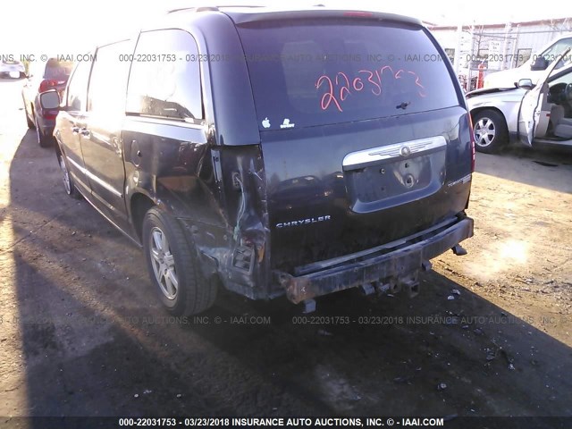 2A4RR5D12AR129078 - 2010 CHRYSLER TOWN & COUNTRY TOURING BLACK photo 3