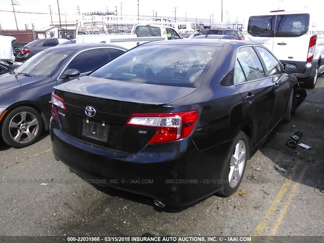 4T1BF1FK1EU801800 - 2014 TOYOTA CAMRY L/SE/LE/XLE 黑色 照片 4