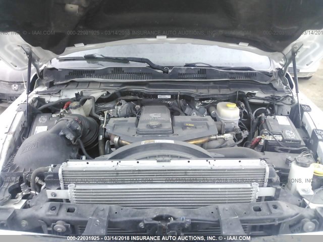 3C6UR5HL9FG558458 - 2015 RAM 2500 ST WHITE photo 10