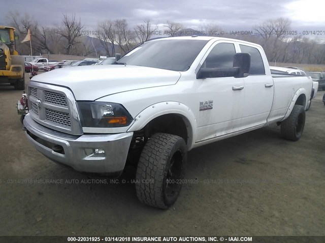 3C6UR5HL9FG558458 - 2015 RAM 2500 ST WHITE photo 2