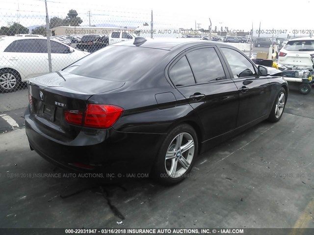 WBA3C1G54DNR47589 - 2013 BMW 328 I SULEV BLACK photo 4