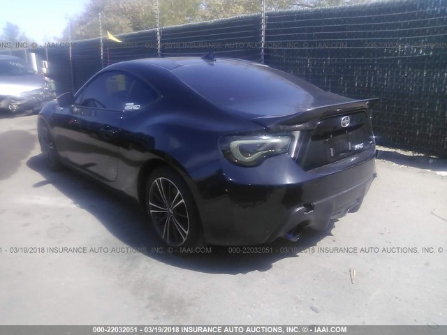 JF1ZNAA1XG9707768 - 2016 TOYOTA SCION FR-S შავი ფოტო 3