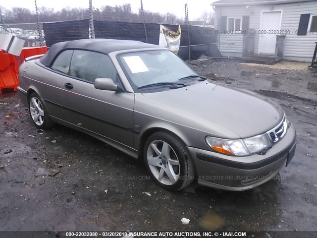 YS3DF75K527004809 - 2002 SAAB 9-3 SE BROWN photo 1