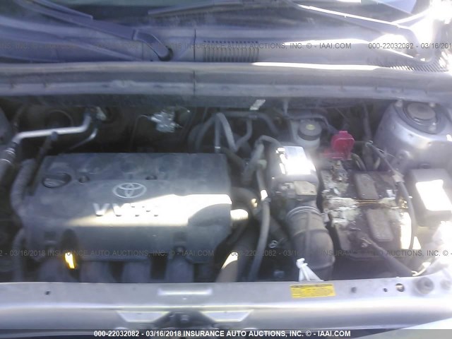 JTLKT334464058893 - 2006 TOYOTA SCION XB ვერცხლისფერი ფოტო 10