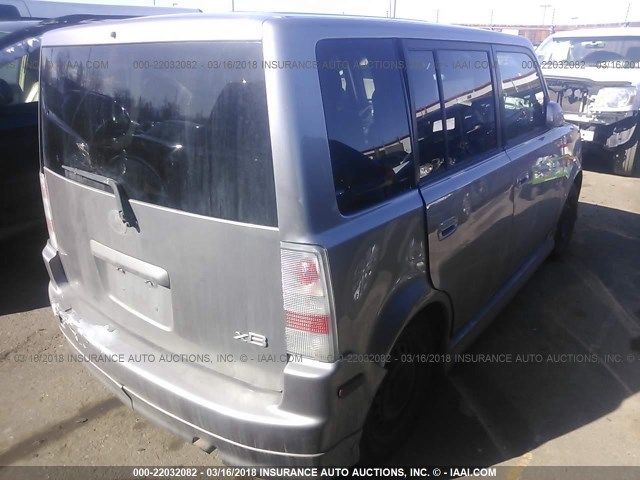 JTLKT334464058893 - 2006 TOYOTA SCION XB ვერცხლისფერი ფოტო 4