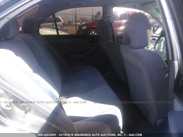 1HGES16345L010688 - 2005 HONDA CIVIC DX VP GRAY photo 8