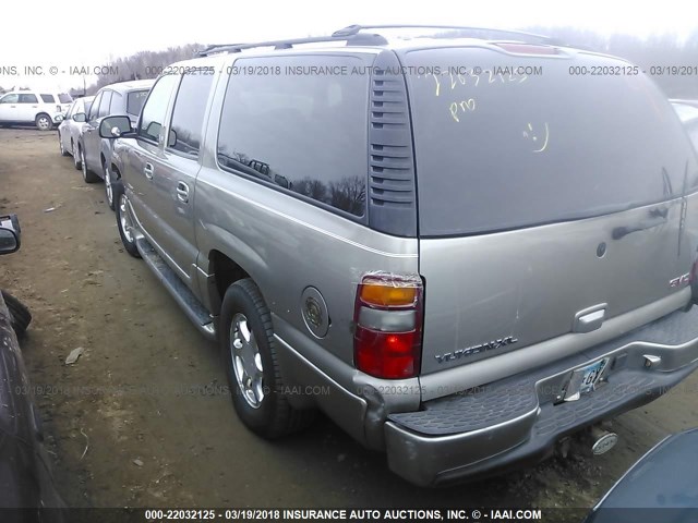 1GKFK66U03J325106 - 2003 GMC YUKON XL DENALI GRAY photo 3