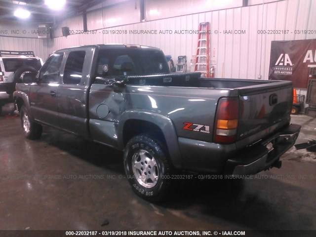 1GCEK19TXYE264506 - 2000 CHEVROLET SILVERADO K1500 GRAY photo 3