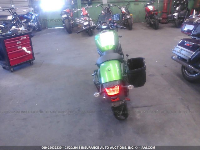 JKAENEB12FDA06357 - 2015 KAWASAKI EN650 B GREEN photo 6