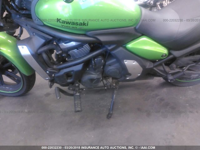 JKAENEB12FDA06357 - 2015 KAWASAKI EN650 B GREEN photo 9