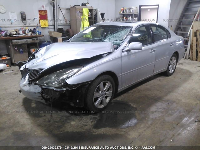 JTHBA30G265160850 - 2006 LEXUS ES 330 SILVER photo 2