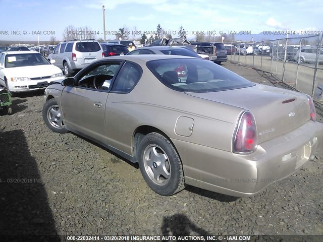 2G1WW12E359219144 - 2005 CHEVROLET MONTE CARLO LS 锡色 照片 3
