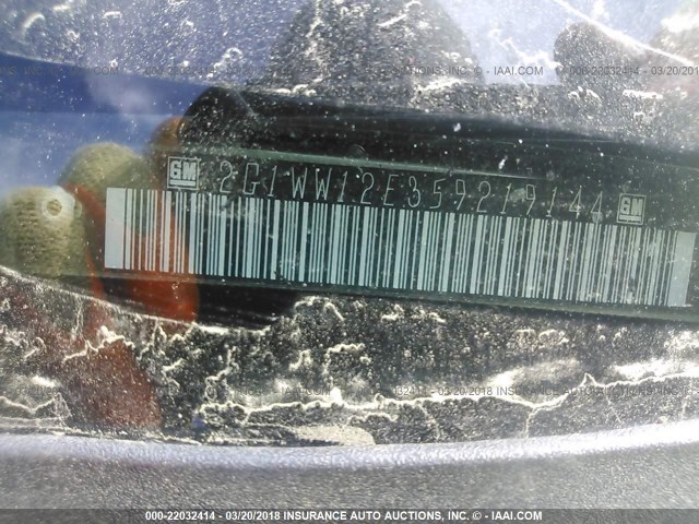 2G1WW12E359219144 - 2005 CHEVROLET MONTE CARLO LS 锡色 照片 9