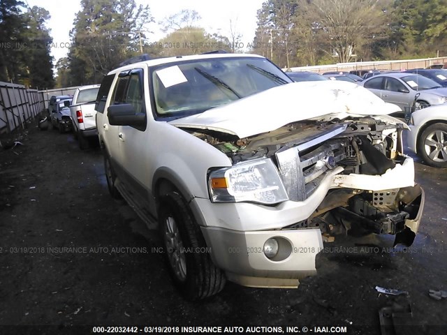 1FMJU1H50AEB52410 - 2010 FORD EXPEDITION EDDIE BAUER WHITE photo 1