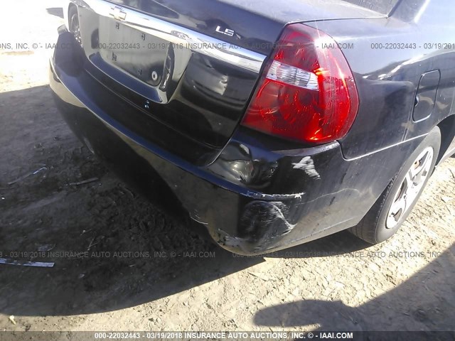 1G1ZS58F07F170656 - 2007 CHEVROLET MALIBU LS შავი ფოტო 6