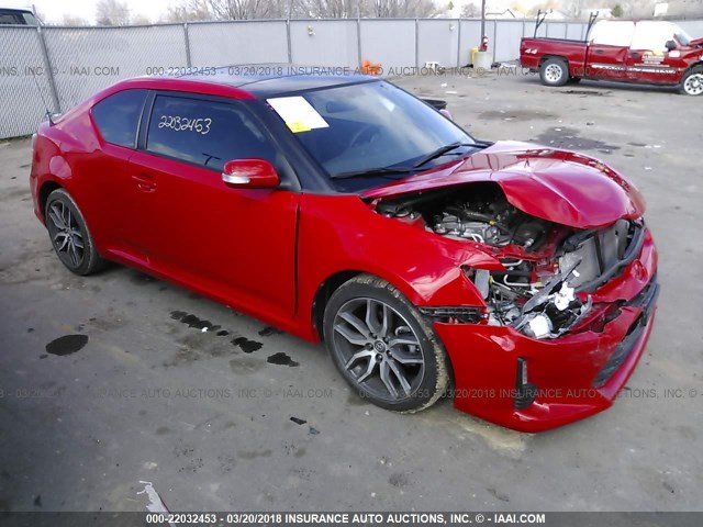 JTKJF5C71GJ022448 - 2016 TOYOTA SCION TC 红色 照片 1