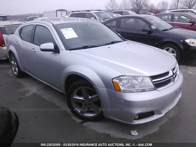 1B3BD2FG4BN528824 - 2011 DODGE AVENGER LUX SILVER photo 1