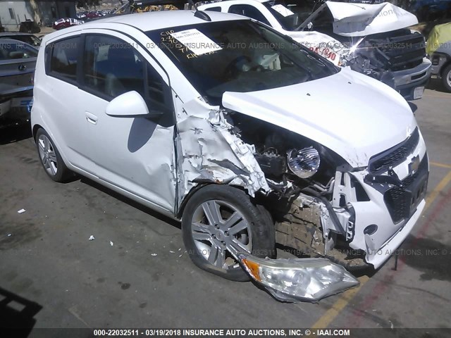 KL8CA6S91FC738026 - 2015 CHEVROLET SPARK LS WHITE photo 1