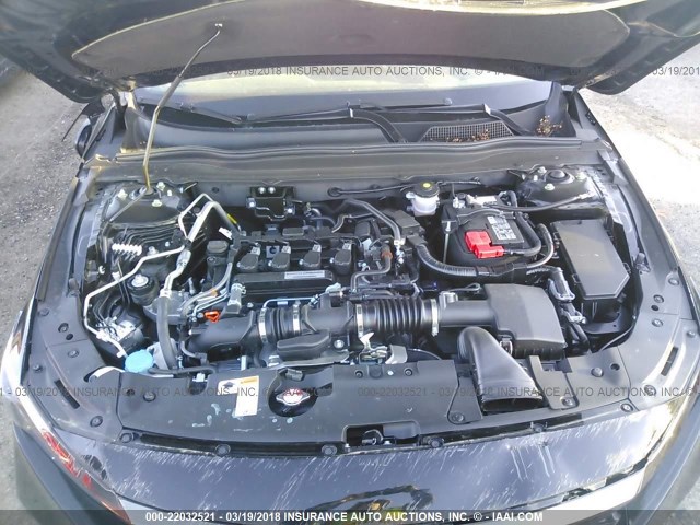 1HGCV1F36JA048279 - 2018 HONDA ACCORD SPORT 黑色 照片 10