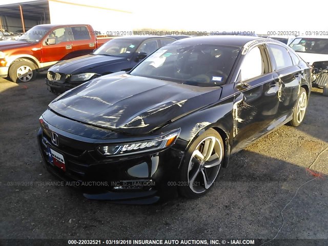 1HGCV1F36JA048279 - 2018 HONDA ACCORD SPORT 黑色 照片 6